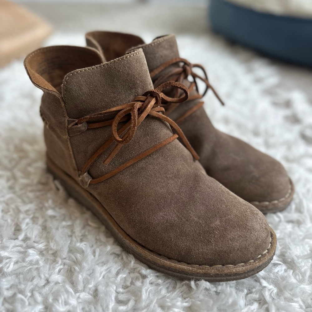 Born Brown Suede Ankle Boots